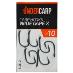 Carp Hooks Teflon WIDE GAPE X 2 undercarp