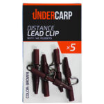 Distance Lead Clip With Tail Rubbers Brown