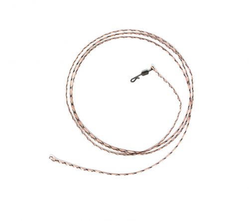 Carp-fishing-Leadcore-with-Quick-Change-Swivel-45-lbs-100-cm-brown66