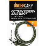 undercarp-Leadcore-rigs-45-lbs-100-cm-green-color