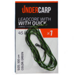 Leadcore with Quick Change Swivel 45 lbs 100 cm green 1 pcs undercarp