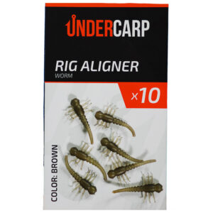 Rig Aligner Worm – Brown undercarp