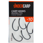 Carp Hooks Teflon CURVE SHANK Barbless 2