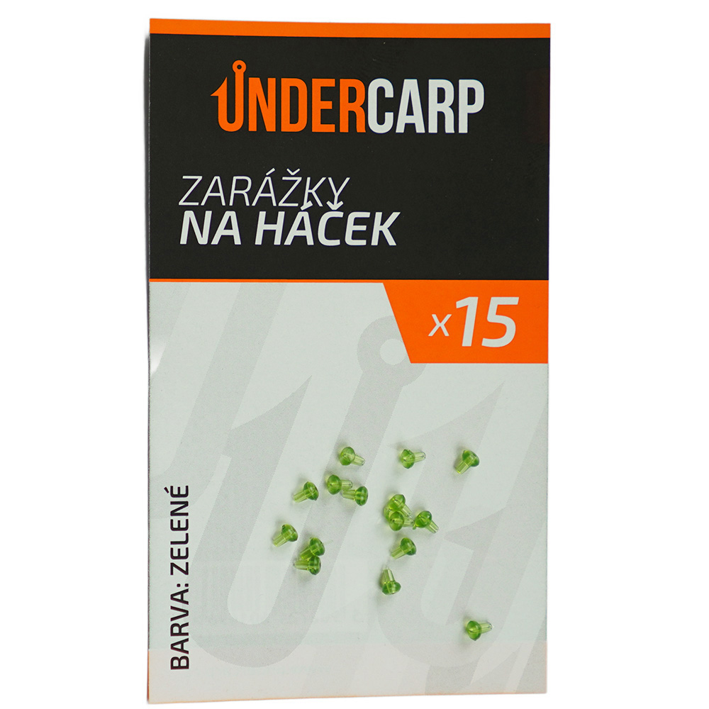 Zarážky na háčik zelené