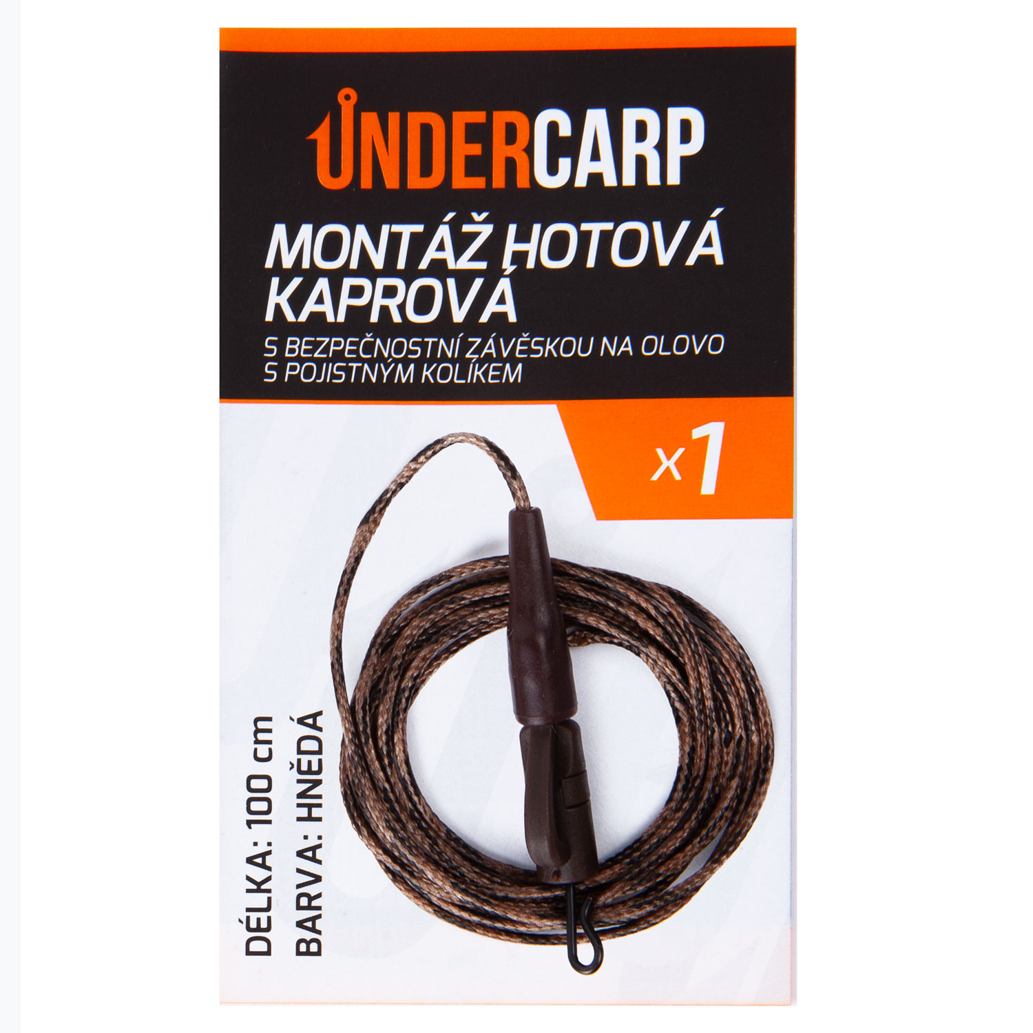 Nádväzec Leadcore Lead Clip Pin 45 lbs 100 cm