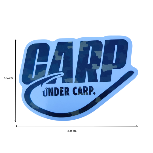 Sticker Carp Undercarp Camo carp fishing stickers