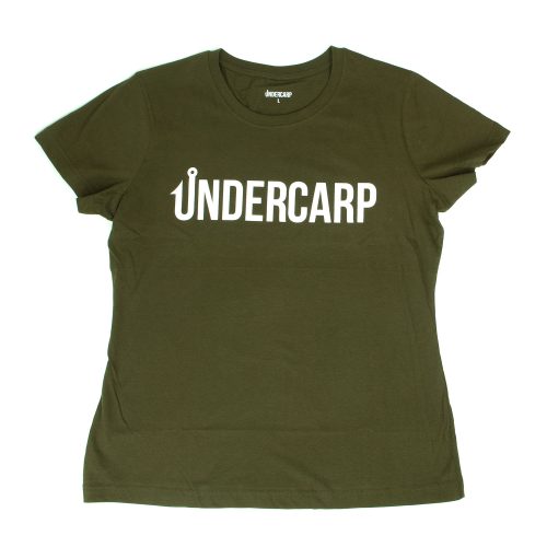 Women's T-shirt Khaki with CARP motif undercarp