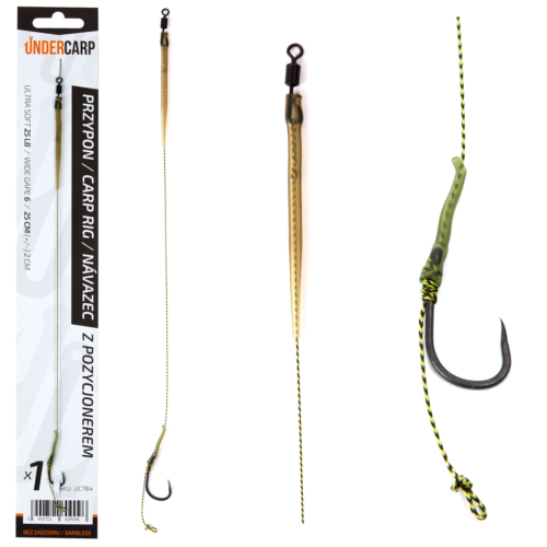 Návazec s vlasovým rovnátkem Bez Protihrotu 6