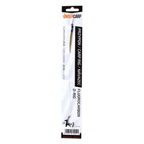 undercarp hotový Návazec Fluorocarbon D-Rig Bez Protihrotu 2