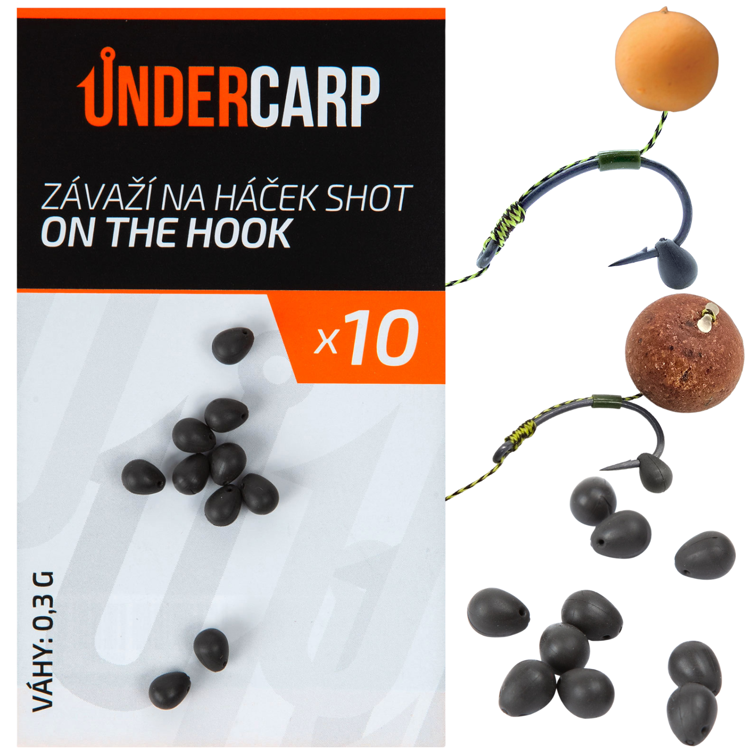 Závaží Shot On The Hook 0,3g